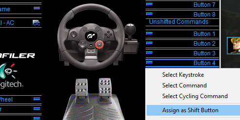 Logitech Profiler Shifted button mapping | RevolutionSimRacing